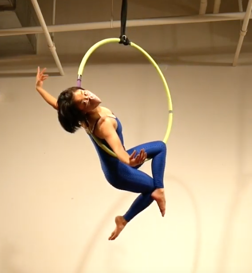 Aerial Hoop Pose